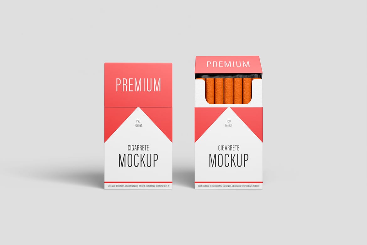 Cigarette Packaging Mockup