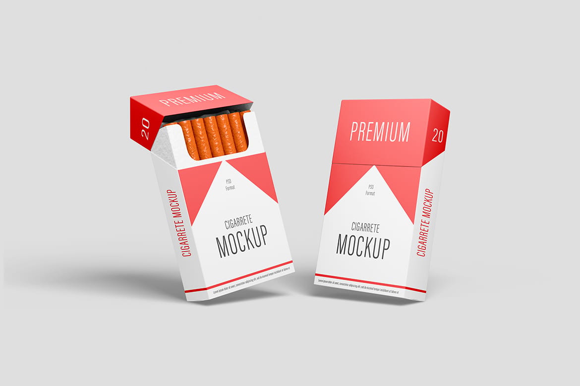 Cigarette Packaging Mockup