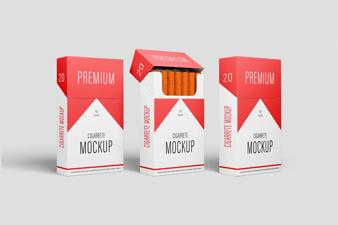 Cigarette Packaging Mockup