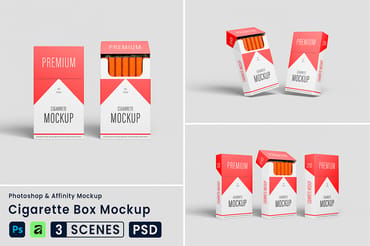 Cigarette Packaging Mockup