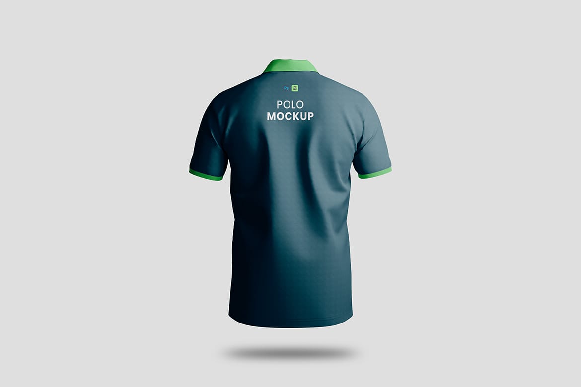 Polo Tshirt Mockup Front & Back