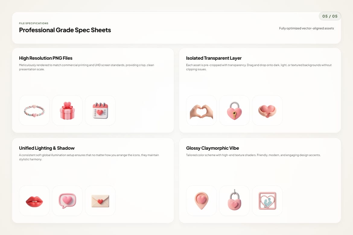3D Relationship Icons