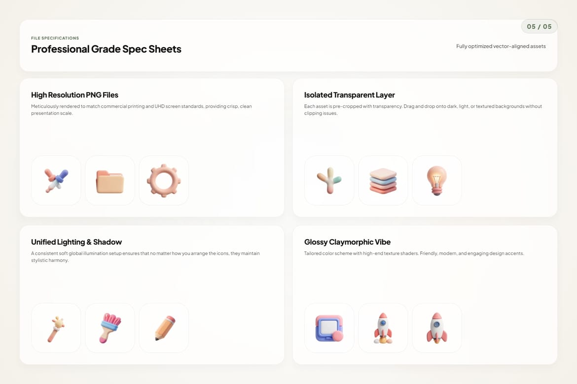 3D Design & Dev Icons