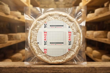 Triangle Cheese Box Packaging Mockup