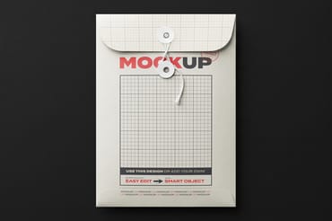 Envelopes with Closure Mockups