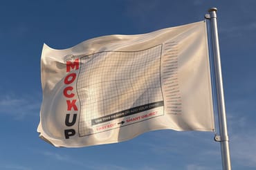 Realistic Waving Flags Mockups