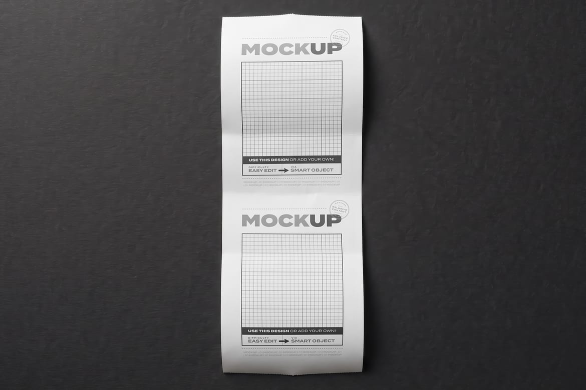 Ticket Receipt Mockups Collection