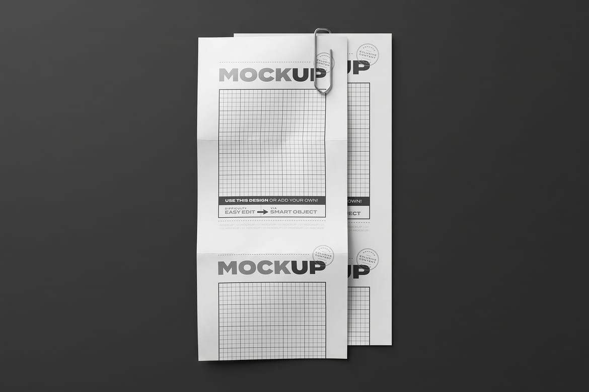 Ticket Receipt Mockups Collection