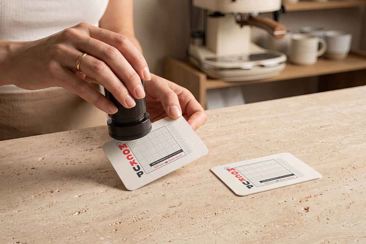 Affinity Seals Stamps Card Mockups