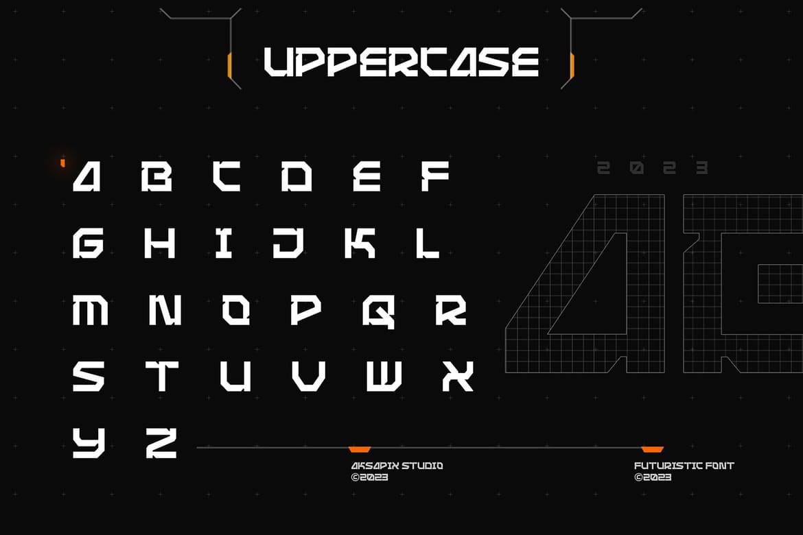Nexascream Labs - Futuristic Display Font