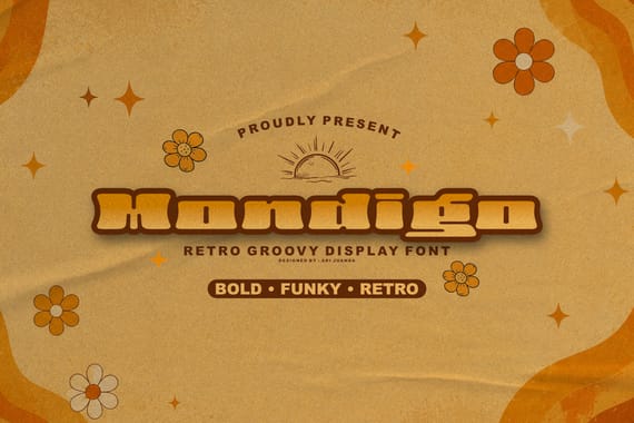 Mondigo-Retro Groovy Font
