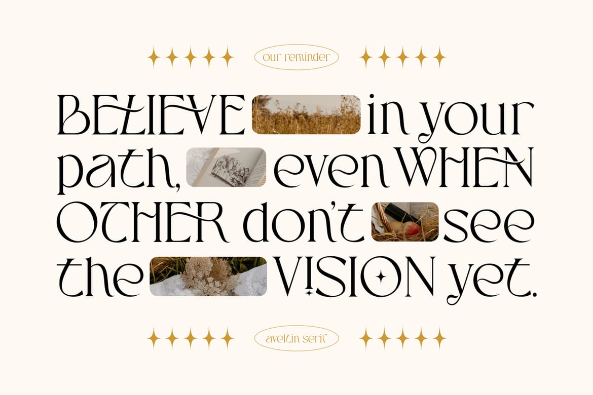 Aveltin Elegant Stylish Serif Font