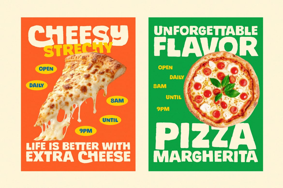 Chunky Popys Sticky Display Typeface
