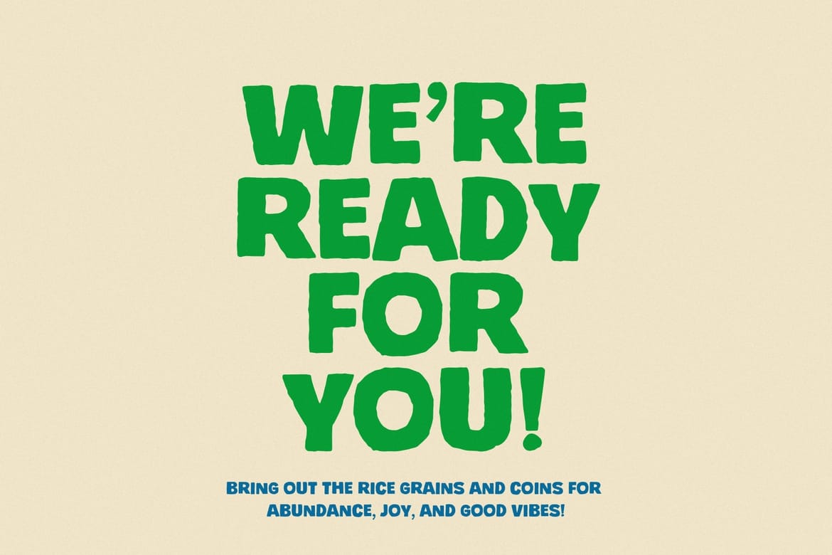 Chunky Popys Sticky Display Typeface