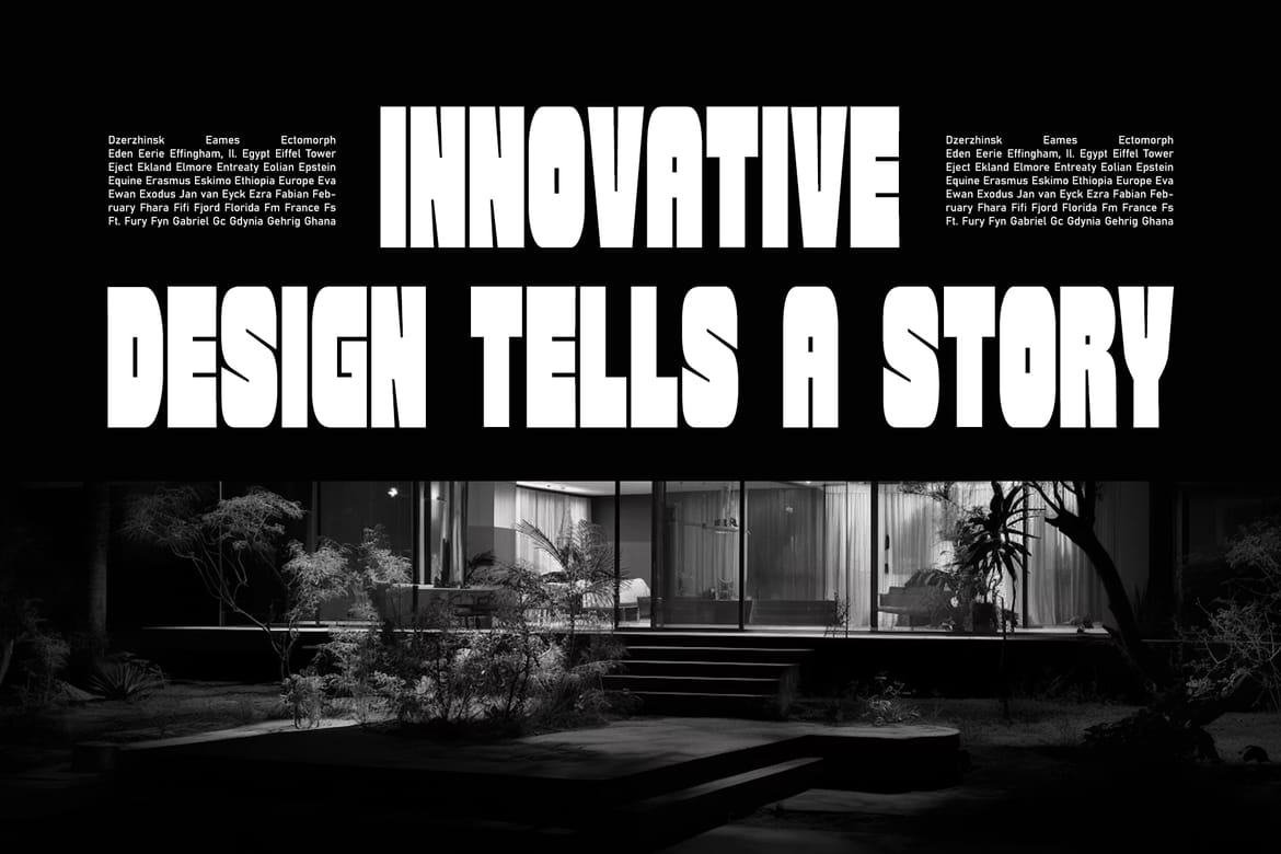 Ramosha Bold Condensed Font