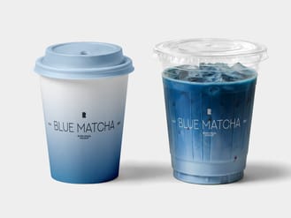 Blue Matcha Mockup