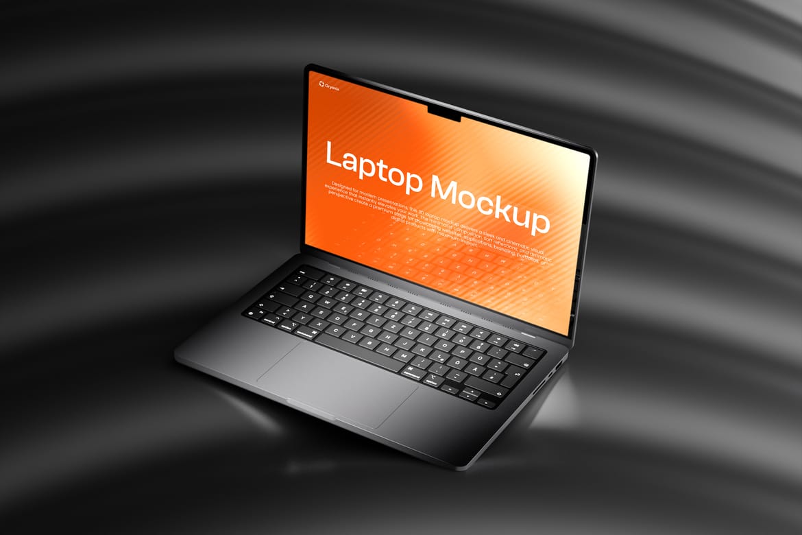 Dark Ripple Laptop Mockup Pack