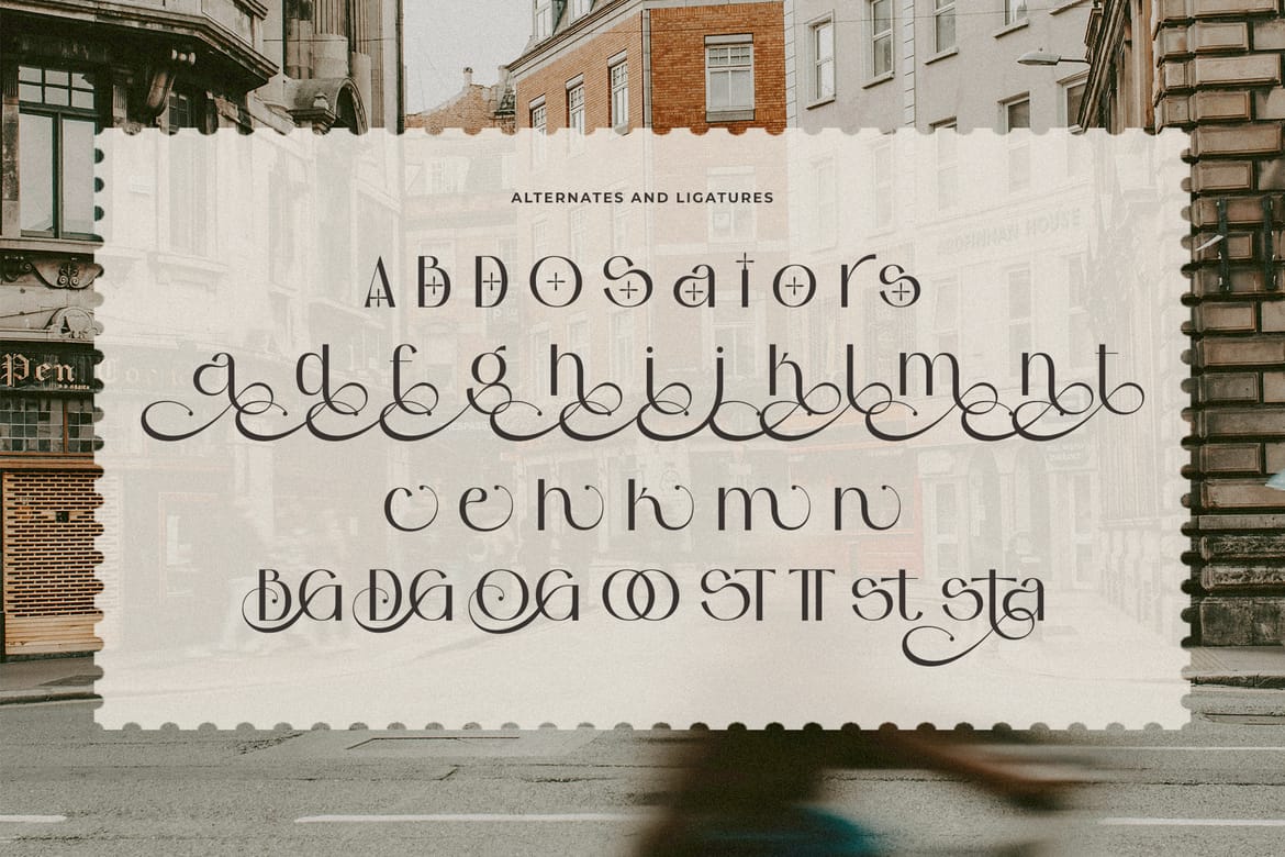 Bostaire Luxury Sans Serif Font