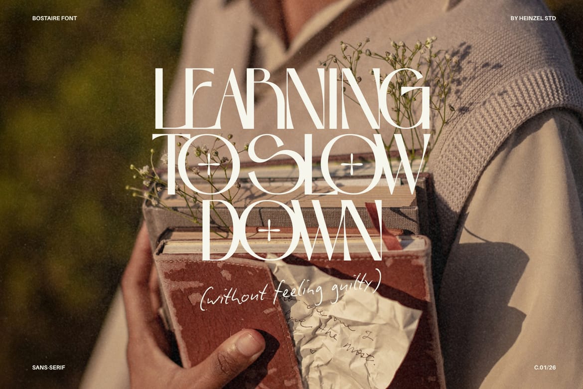 Bostaire Luxury Sans Serif Font