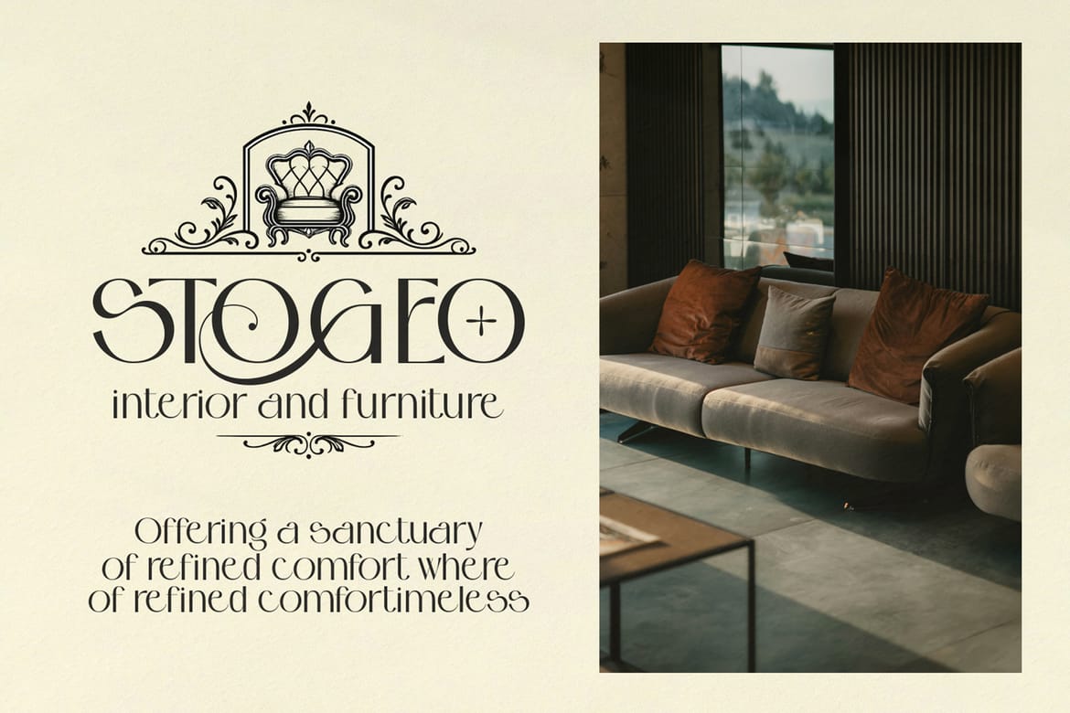 Bostaire Luxury Sans Serif Font