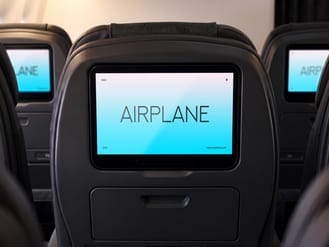 Airplane Display Mockup